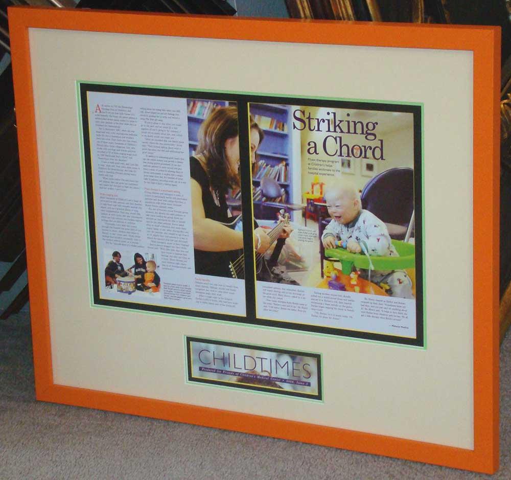 custom framing process steps and consultation